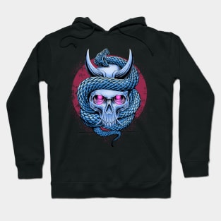 the skull and snake Hoodie